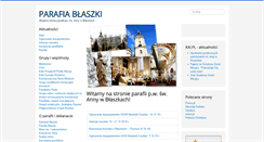 Desktop Screenshot of parafiablaszki.pl