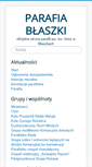 Mobile Screenshot of parafiablaszki.pl